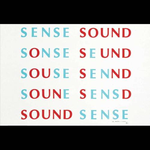 Sense Sound / Sound Sense. Fluxus music, scores and records