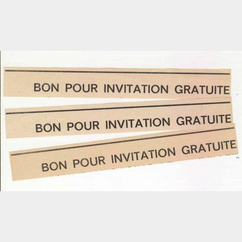 Bon pour invitation gratuite à écouter du John Cage