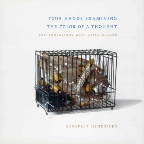 Four hands examing the colour of a thought