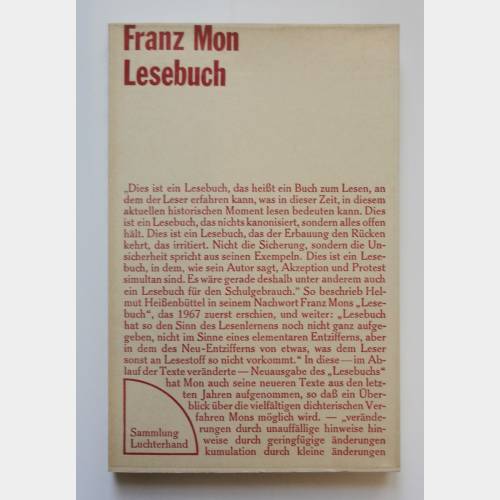 Lesebuch