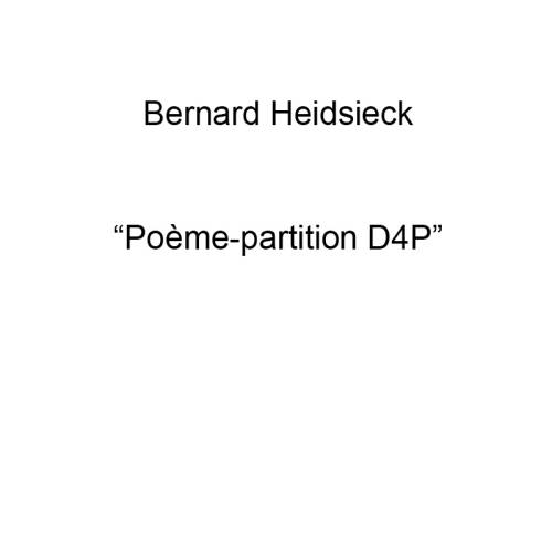 Poème-partition D4P or Art Poétique 