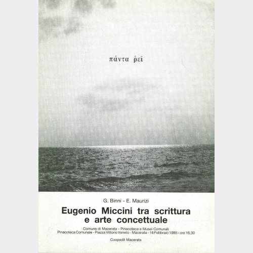 Eugenio Miccini tra scrittura e arte concettuale
