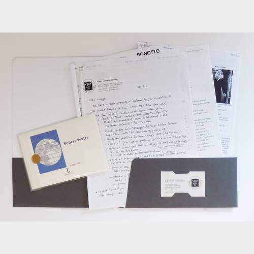 Correspondence / documentation / cards