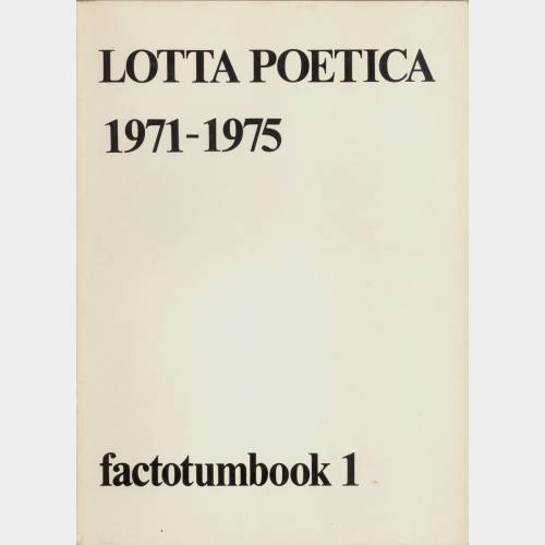 Lotta Poetica 1971-1975