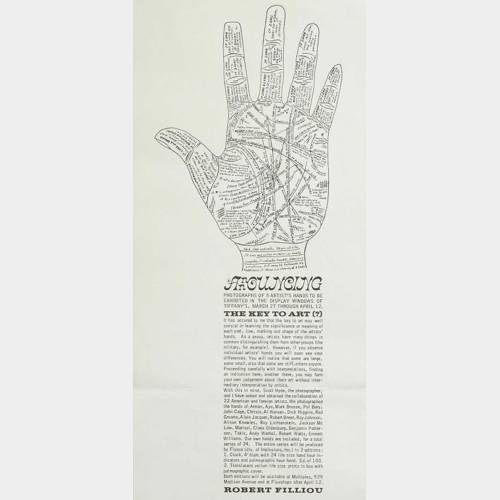 Robert Filliou. Hand show