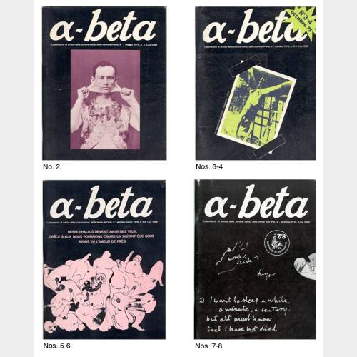 a-beta. Laboratorio di critica della cultura visiva, della storia dell'arte, e