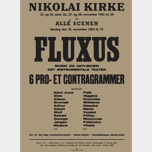 Fluxus. Musik OG anti-musik det instrumentale theater 