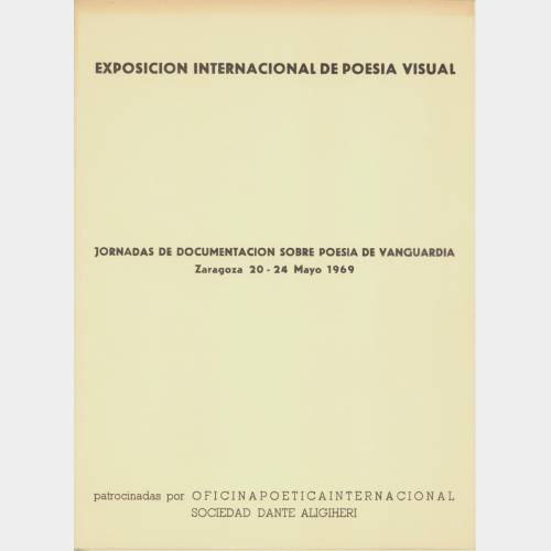 Exposicion Internacional de Poesia Visual