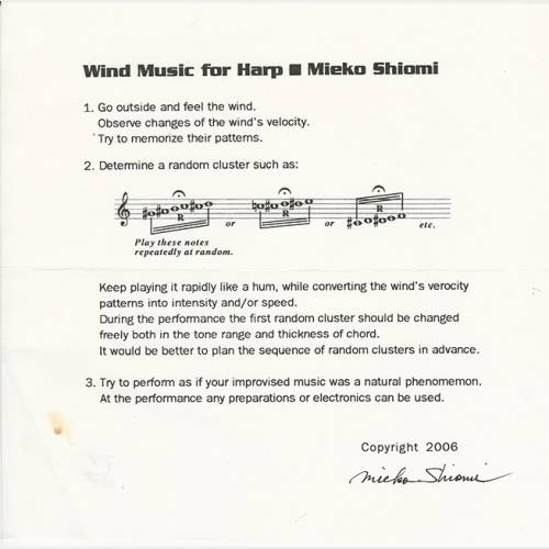 Wind Music for Harp