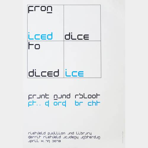 From iced dice to diced ice. Frank Mandersloot featuring George Brecht