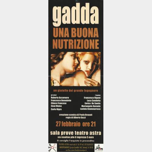 Gadda. Una buona nutrizione