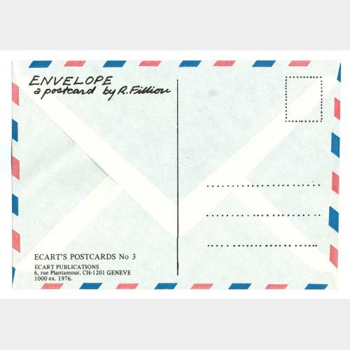 Envelope. A postcard by R. Filliou