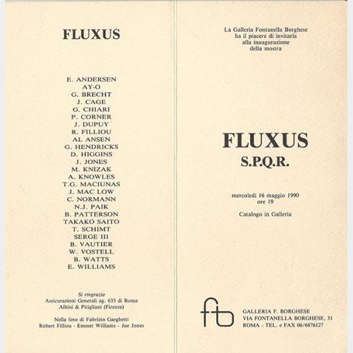 Fluxus S.P.Q.R.