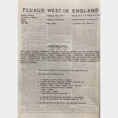Fluxus West in England
