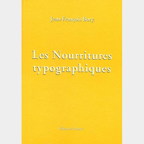 Les nourritures typographiques