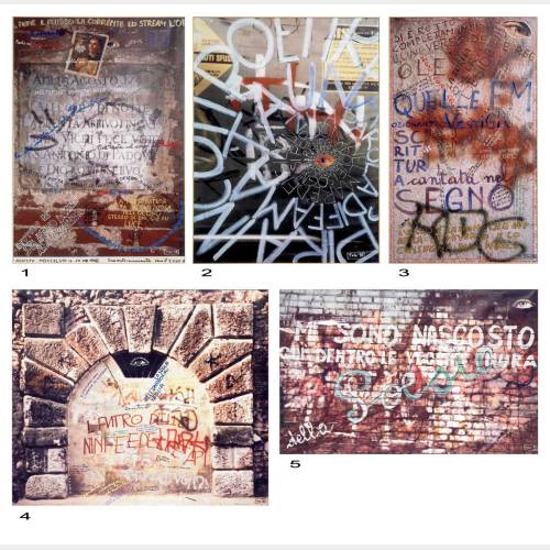 Interventions on Bassano del Grappa's walls