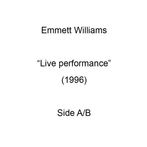 Live performance, Bern (1996)