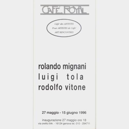 Rolando Mignani - Luigi Tola - Rodolfo Vitone