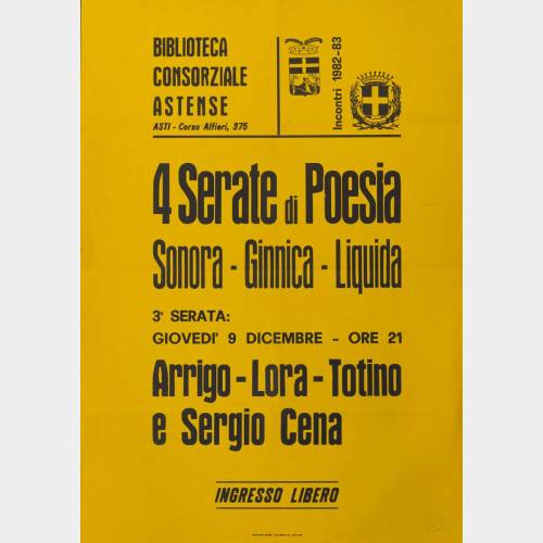 4 Serate di Poesia Sonora - Ginnica - Liquida