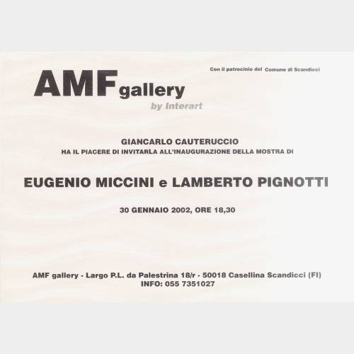 Eugenio Miccini e Lamberto Pignotti