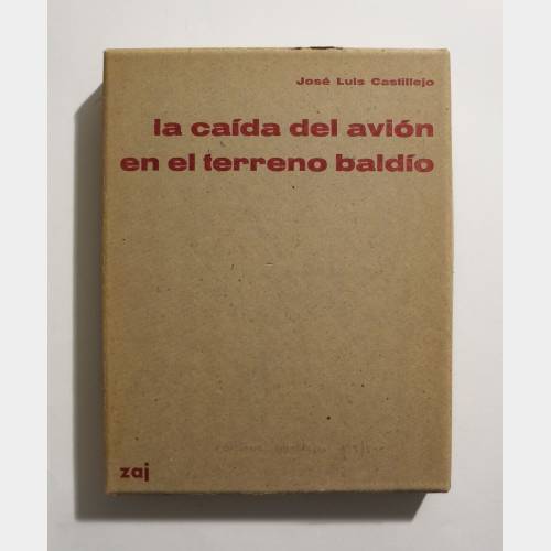 La caída del avión en el terreno baldío