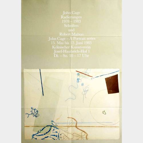 John Cage. Radierungen 1978 - 1983, Schriften und Robert  Mahon. John Cage, a portrait series