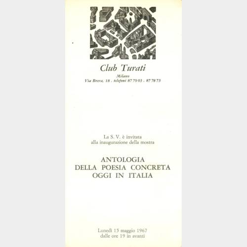 Antologia della Poesia Concreta Oggi in Italia