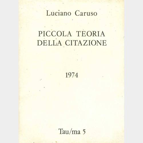 Piccola teoria della citazione