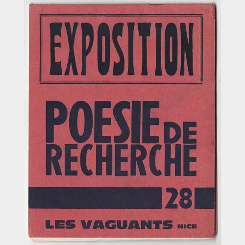 Exposition. Poesie de recherche