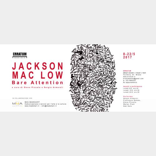 Jackson Mac Low. Bare Attention