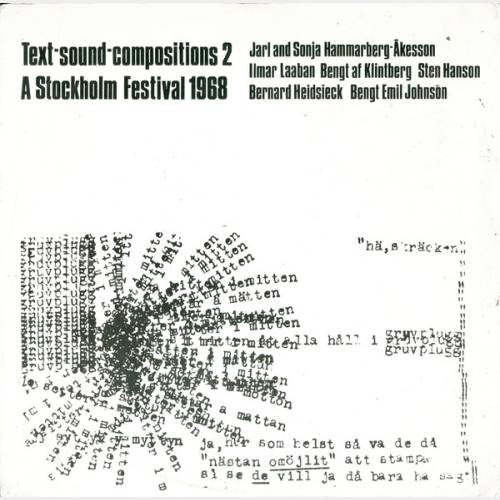 Text-Sound-Compositions 2. A Stockholm Festival 1968