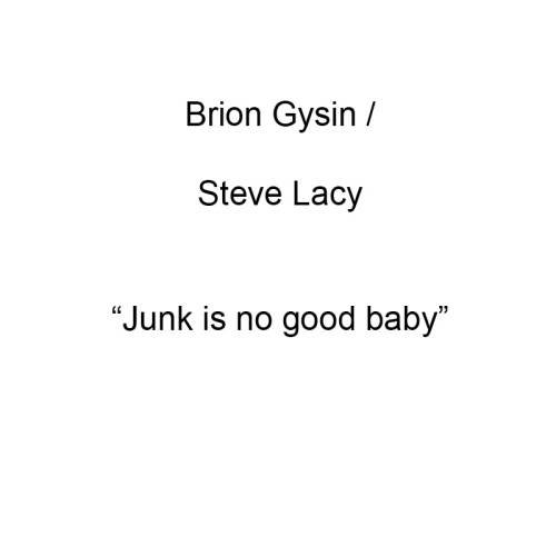 Junk is no good baby 