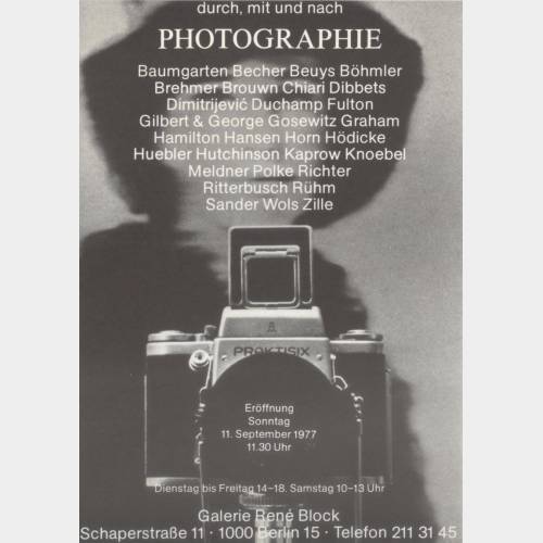 Durch, mit und nach Photographie