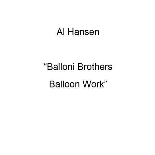 Balloni Brothers Balloon Work
