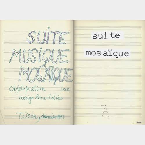 Suite Musique Mosaique. Object-partition 