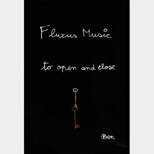Fluxus Music, to open and close