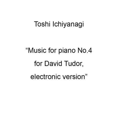 Music for piano No. 4 for David Tudor 