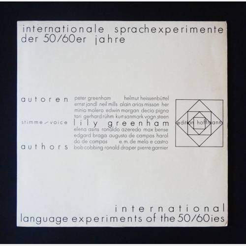 Lily Greenham spricht Intern. Sprachexperimente / Eigene Texte