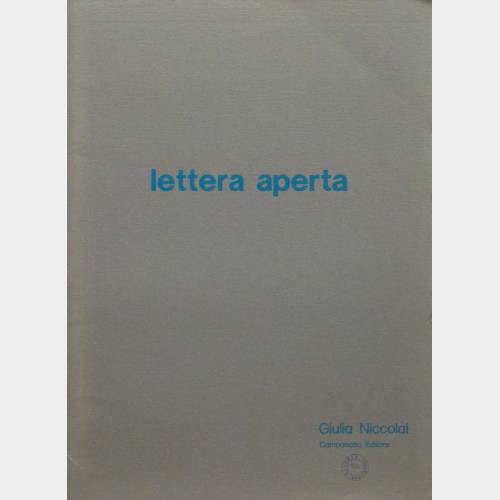 Lettera aperta