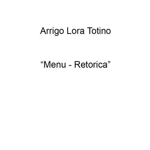 Menu - retorica