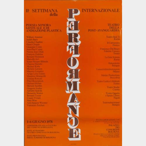 II Settimana della Performance Internazionale