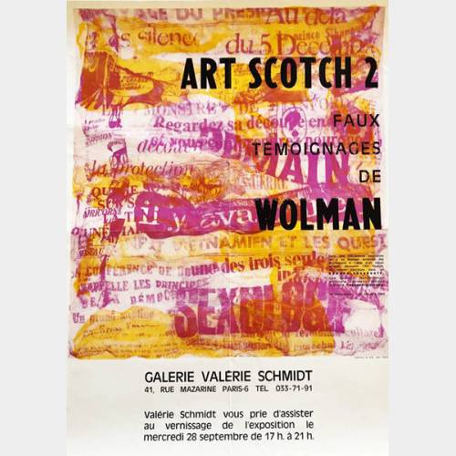 Art Scotch 2. Faux Témoignages de Wolman