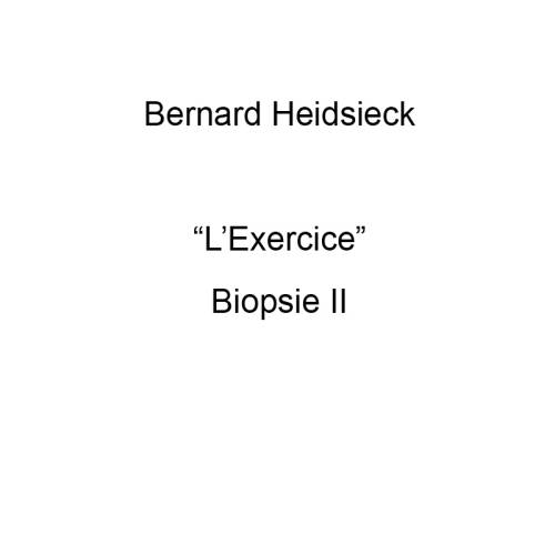 Biopsie 2: L'exercice 