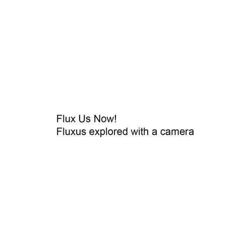 Flux Us Now! Fluxus explored with a camera