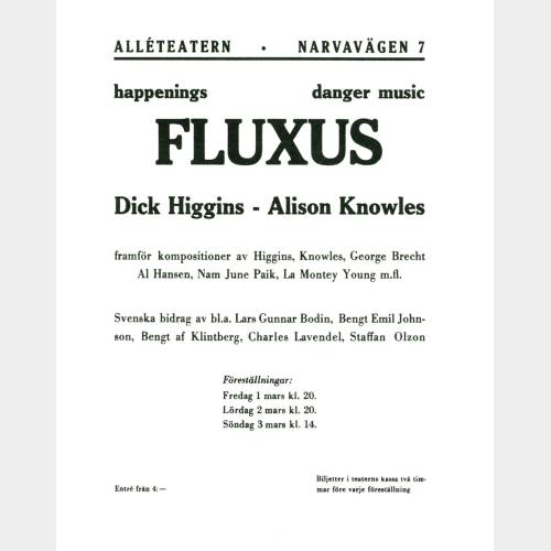 Happenings, Danger Music. Fluxus
