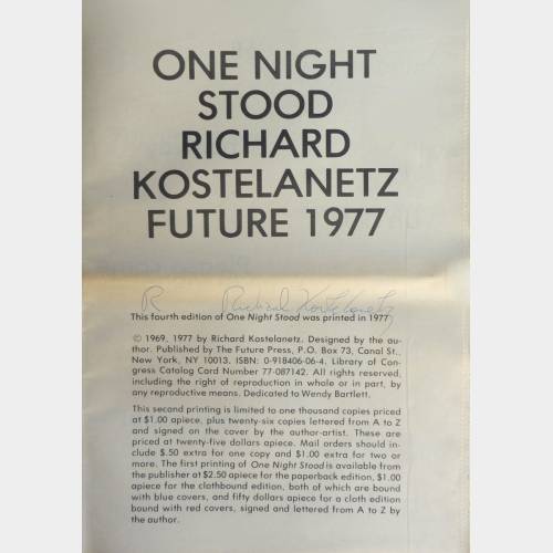 One Night Stood (1969)