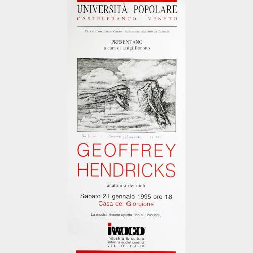 Geoffrey Hendricks: Anatomia dei cieli
