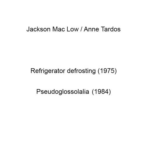 Refrigerator defrosting (1975) / Pseudoglossolalia (1984)
