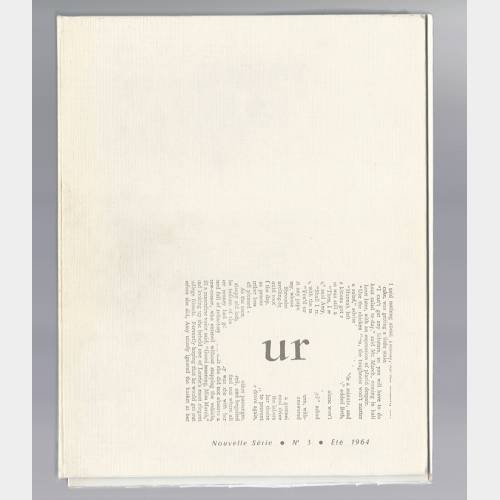 UR, Nouvelle série no. 3