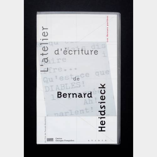 L'atelier d'écriture de Bernard Heidsieck